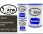 Preview: Jaguar, Ultimate Black Pearl, 1AG / PEL / 2103: 500ml Lackdose + 500ml Klarlack + 250ml Härter - Set, von ATW Autoteile West.